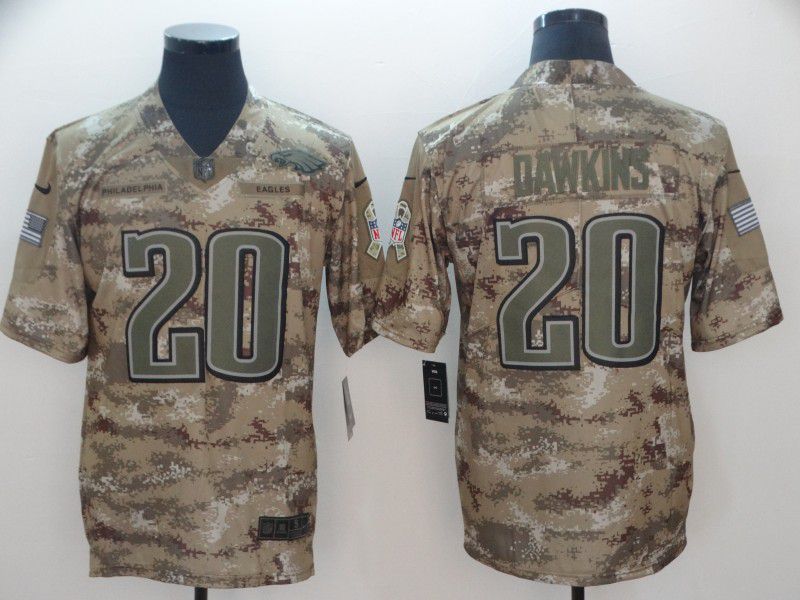 Men Philadelphia Eagles 20 Dawkins Camo Nike Vapor Untouchable Limited NFL Jersey